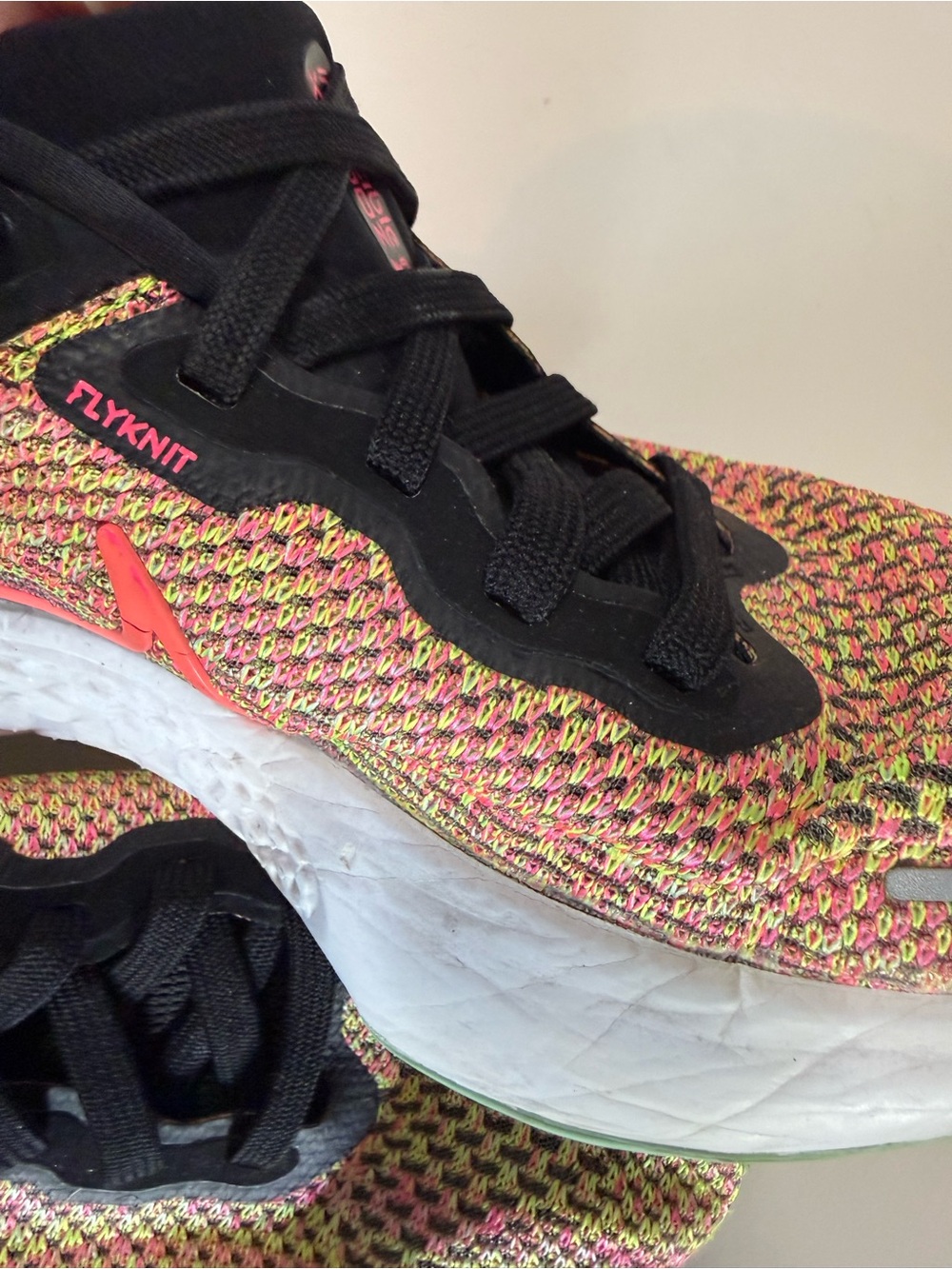 Nike ZoomX Invincible Run Flyknit FK Volt Mango Black, SIZE 8.5 US - Picture 6 of 10